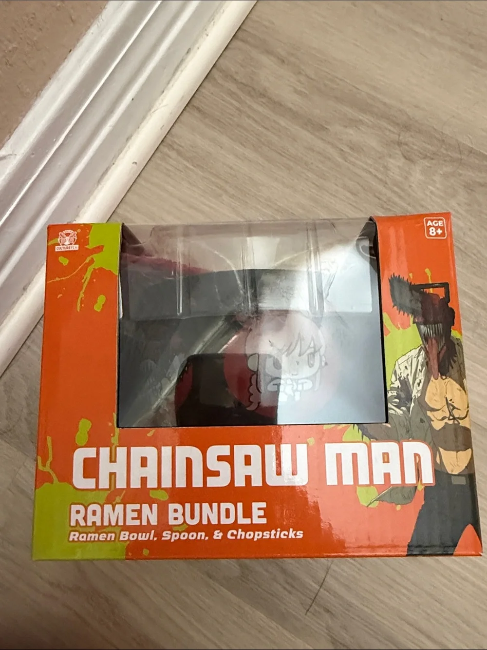 Chainsaw Man Ramen Bundle - Red/Black Anime Bowl Set